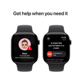 GETIT.QA- Qatar’s Best Online Shopping Website offers PRE-ORDER APPLE WATCH SERIES 10 GPS + CELLULAR, 42MM JET BLACK ALUMINIUM CASE WITH BLACK SPORT BAND - M/L, MWX73QA/A at the lowest price in Qatar. Free Shipping & COD Available!