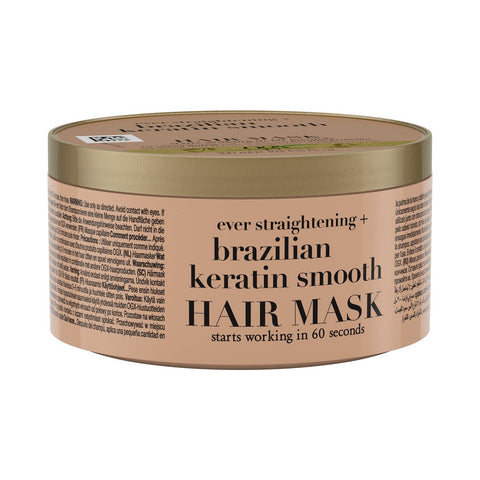 GETIT.QA- Qatar’s Best Online Shopping Website offers OGX BRAZILIAN KERATIN SMOOTH HAIR MASK 300 ML at the lowest price in Qatar. Free Shipping & COD Available!