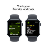 GETIT.QA- Qatar’s Best Online Shopping Website offers PRE-ORDER APPLE WATCH SE GPS, 40 MM MIDNIGHT ALUMINIUM CASE WITH MIDNIGHT SPORT BAND - M/L, MXE93QA/A at the lowest price in Qatar. Free Shipping & COD Available!