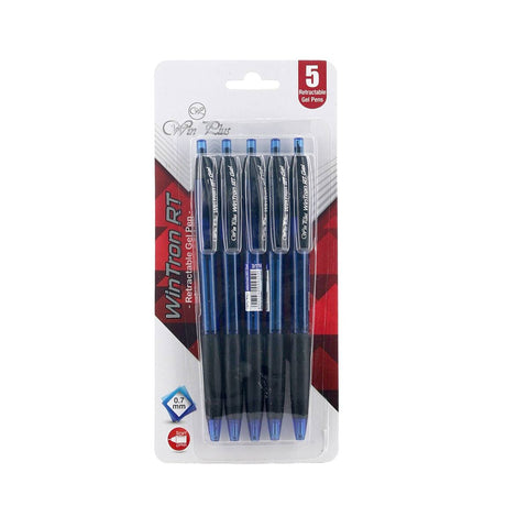 GETIT.QA- Qatar’s Best Online Shopping Website offers WIN PLUS PEN WINTRONGEL 0.7MM, BLUE, 5PCS at the lowest price in Qatar. Free Shipping & COD Available!