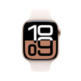 GETIT.QA- Qatar’s Best Online Shopping Website offers APPLE WATCH SERIES 10 GPS 42MM ROSE GOLD ALUMINIUM CASE WITH LIGHT BLUSH SPORT BAND - M/L at the lowest price in Qatar. Free Shipping & COD Available!