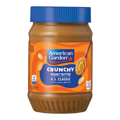 GETIT.QA- Qatar’s Best Online Shopping Website offers AMERICAN GARDEN CRUNCHY PEANUT BUTTER VEGAN & GLUTEN FREE 794 G at the lowest price in Qatar. Free Shipping & COD Available!