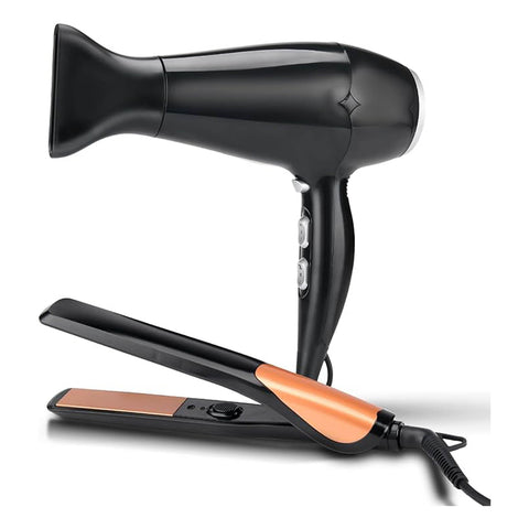 GETIT.QA- Qatar’s Best Online Shopping Website offers IMPEX HAIR STRAIGHTENER + HAIR DRYER COMBO HAIR STYLER, HSK 101 at the lowest price in Qatar. Free Shipping & COD Available!