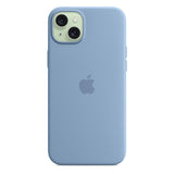 GETIT.QA- Qatar’s Best Online Shopping Website offers APPLE IPHONE 15 PLUS SILICONE CASE WITH MAGSAFE, WINTER BLUE, MT193ZM/A at the lowest price in Qatar. Free Shipping & COD Available!