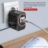 GETIT.QA- Qatar’s Best Online Shopping Website offers TRANDS UNIVERSAL POWER ADAPTER, BLACK, TR-UAD862 at the lowest price in Qatar. Free Shipping & COD Available!