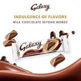 GETIT.QA- Qatar’s Best Online Shopping Website offers GALAXY CHOCOLATE MULTIPACKS SMOOTH MILK CHOCOLATE BARS 5 X 36 G at the lowest price in Qatar. Free Shipping & COD Available!