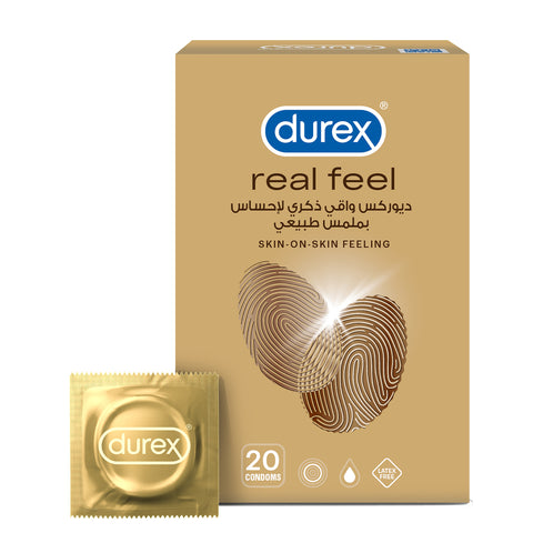 GETIT.QA- Qatar’s Best Online Shopping Website offers DUREX REAL FEEL CONDOM 20 PCS at the lowest price in Qatar. Free Shipping & COD Available!