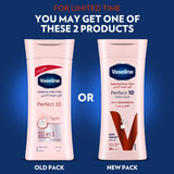 GETIT.QA- Qatar’s Best Online Shopping Website offers VASELINE ESSENTIAL EVEN TONE PERFECT 10 BODY LOTION 200 ML at the lowest price in Qatar. Free Shipping & COD Available!