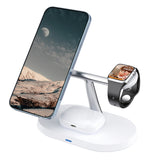 GETIT.QA- Qatar’s Best Online Shopping Website offers TRANDS 3 IN 1 WIRELESS CHARGER FOR SMARTPHONE, IWATCH AND AIR PODS AD6953 at the lowest price in Qatar. Free Shipping & COD Available!