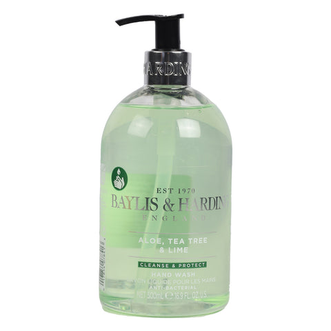 GETIT.QA- Qatar’s Best Online Shopping Website offers BAYLIS & HARDING SIGNATURE ALOE-- TEA TREE & LIME ANTI-BACTERIAL HAND WASH 500 ML at the lowest price in Qatar. Free Shipping & COD Available!