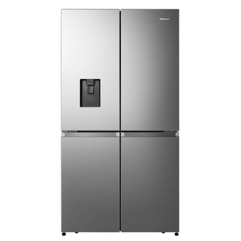 GETIT.QA- Qatar’s Best Online Shopping Website offers HISENSE FOUR DOOR FRENCH REFRIGERATOR, 579L, SILVER, RQ749N4ASU at the lowest price in Qatar. Free Shipping & COD Available!