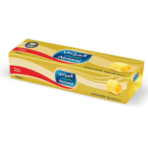 GETIT.QA- Qatar’s Best Online Shopping Website offers ALMARAI UNSALTED NATURAL BUTTER 100 G at the lowest price in Qatar. Free Shipping & COD Available!