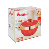 GETIT.QA- Qatar’s Best Online Shopping Website offers CHEFLINE PLASTIC INSULATED HOT POT ROYAL GLAMOUR-- 3000 ML at the lowest price in Qatar. Free Shipping & COD Available!