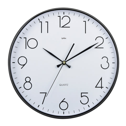 GETIT.QA- Qatar’s Best Online Shopping Website offers SPLENDOR ELLA WALL CLOCK, 36 CM, BLACK, PW345-1700 at the lowest price in Qatar. Free Shipping & COD Available!