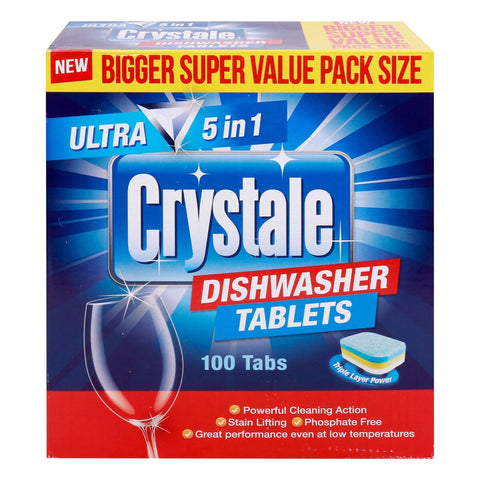 GETIT.QA- Qatar’s Best Online Shopping Website offers CRYSTALE DISHWASHER TABS 100S at the lowest price in Qatar. Free Shipping & COD Available!