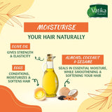 GETIT.QA- Qatar’s Best Online Shopping Website offers VATIKA NATURALS EXTREME MOISTURIZING HAIR MAYONNAISE WITH ALMOND COCONUT & SESAME FOR DRY FRIZZY & COARSE HAIR 500 ML at the lowest price in Qatar. Free Shipping & COD Available!