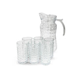 GETIT.QA- Qatar’s Best Online Shopping Website offers DELI GLASS WATER SET 7PCS YZH-33-L7 at the lowest price in Qatar. Free Shipping & COD Available!