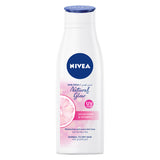 GETIT.QA- Qatar’s Best Online Shopping Website offers NIVEA BODY LOTION NATURAL GLOW ALL SKIN TYPES 250 ML at the lowest price in Qatar. Free Shipping & COD Available!