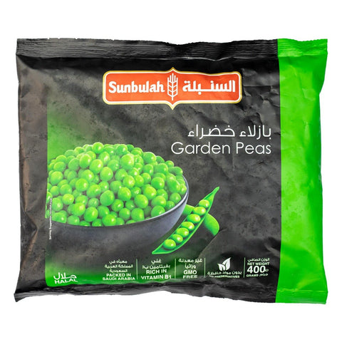 GETIT.QA- Qatar’s Best Online Shopping Website offers SUNBULAH GARDEN PEAS 400 G at the lowest price in Qatar. Free Shipping & COD Available!