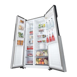 GETIT.QA- Qatar’s Best Online Shopping Website offers LG 509 L SIDE BY SIDE REFRIGERATOR, SILVER, GRFB587PQAM at the lowest price in Qatar. Free Shipping & COD Available!