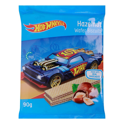 GETIT.QA- Qatar’s Best Online Shopping Website offers CT BRANDS HOT WHEELS HAZELNUT WAFER BISCUIT 90 G at the lowest price in Qatar. Free Shipping & COD Available!