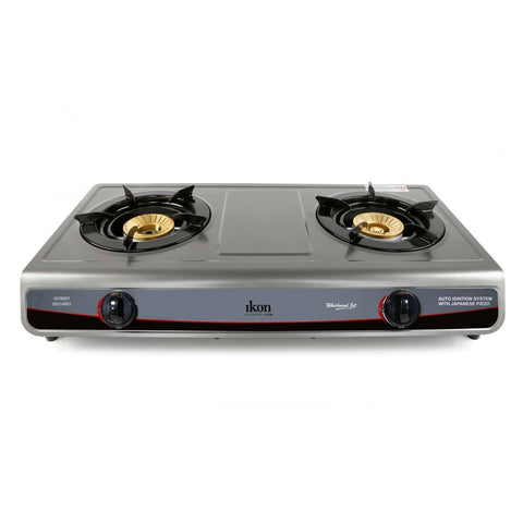 GETIT.QA- Qatar’s Best Online Shopping Website offers IKON TABLE TOP GAS STOVE, 2 BURNERS, 2-5128 BTX at the lowest price in Qatar. Free Shipping & COD Available!