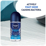 GETIT.QA- Qatar’s Best Online Shopping Website offers NIVEA MEN ANTIPERSPIRANT ROLL-ON FOR MEN FRESH ACTIVE 50 ML at the lowest price in Qatar. Free Shipping & COD Available!