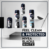 GETIT.QA- Qatar’s Best Online Shopping Website offers NIVEA MEN DEODORANT SPRAY BLACK & WHITE INVISIBLE 200 ML at the lowest price in Qatar. Free Shipping & COD Available!