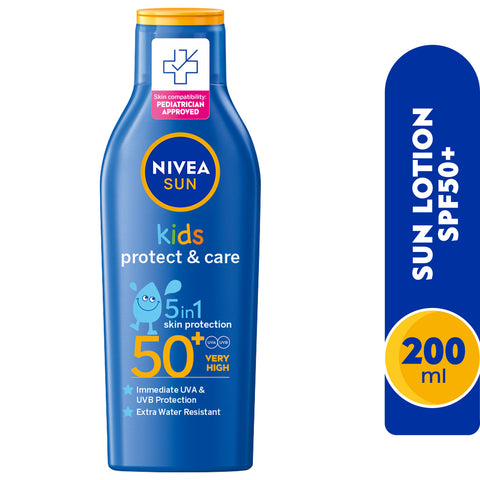 GETIT.QA- Qatar’s Best Online Shopping Website offers NIVEA KIDS SUN LOTION PROTECT & CARE SPF 50+ 200 ML at the lowest price in Qatar. Free Shipping & COD Available!