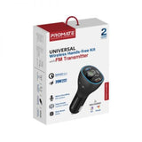 GETIT.QA- Qatar’s Best Online Shopping Website offers PROMATE POWER TUNE UNIVERSAL WIRELESS HANDS-FREE KIT WITH FM TRANSMITTER, 20 W, BLACK at the lowest price in Qatar. Free Shipping & COD Available!