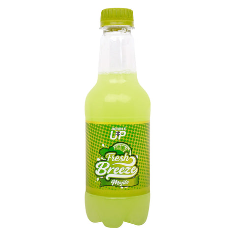 GETIT.QA- Qatar’s Best Online Shopping Website offers DOUBLE UP FRESH BREEZE WITH MOJITO LEMON AND MINT FLAVORED CARBONATED DRINK 350 ML at the lowest price in Qatar. Free Shipping & COD Available!