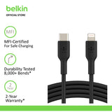 GETIT.QA- Qatar’s Best Online Shopping Website offers BELKIN USB-C TO LIGHTNING CABLE CAA003BT BLACK at the lowest price in Qatar. Free Shipping & COD Available!