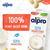 GETIT.QA- Qatar’s Best Online Shopping Website offers ALPRO UNSWEETENED SOYA MILK 1 LITRE
 at the lowest price in Qatar. Free Shipping & COD Available!