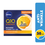 GETIT.QA- Qatar’s Best Online Shopping Website offers NIVEA NIGHT FACE CREAM Q10 ENERGY RECHARGING 50 ML at the lowest price in Qatar. Free Shipping & COD Available!