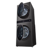 GETIT.QA- Qatar’s Best Online Shopping Website offers LG 27" WASH TOWER, 19/16 KG, 1100 RPM, BLACK STEEL, W1S1CVK2EHM at the lowest price in Qatar. Free Shipping & COD Available!