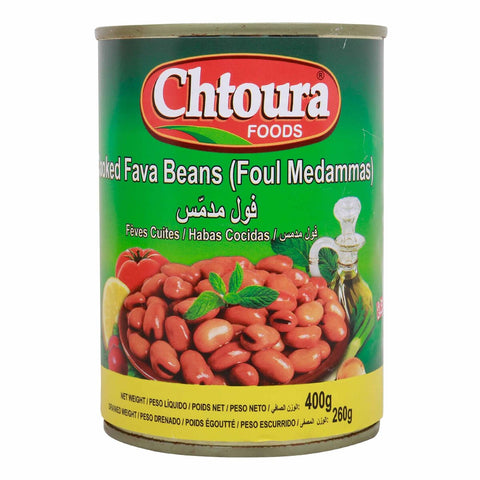 GETIT.QA- Qatar’s Best Online Shopping Website offers CHTOURA FOODS COOKED FAVA BEANS 400 G at the lowest price in Qatar. Free Shipping & COD Available!