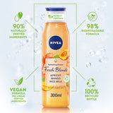 GETIT.QA- Qatar’s Best Online Shopping Website offers NIVEA FRESH BLENDS REFRESHING SHOWER GEL APRICOT MANGO RICE MILK 300 ML at the lowest price in Qatar. Free Shipping & COD Available!