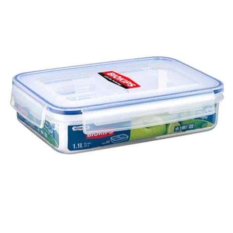 GETIT.QA- Qatar’s Best Online Shopping Website offers KOMAX BIOKIPS AIRTIGHT FOOD CONTAINER-- TRANSPARENT-- KOM.K0171510 at the lowest price in Qatar. Free Shipping & COD Available!