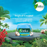 GETIT.QA- Qatar’s Best Online Shopping Website offers VATIKA VOLUME & THICKNESS STYLING HAIR CREAM TROPICAL COCONUT 210 ML at the lowest price in Qatar. Free Shipping & COD Available!