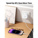 GETIT.QA- Qatar’s Best Online Shopping Website offers UGREEN PD USB-C WALL CHARGER, 30 W, WHITE, 70197 at the lowest price in Qatar. Free Shipping & COD Available!