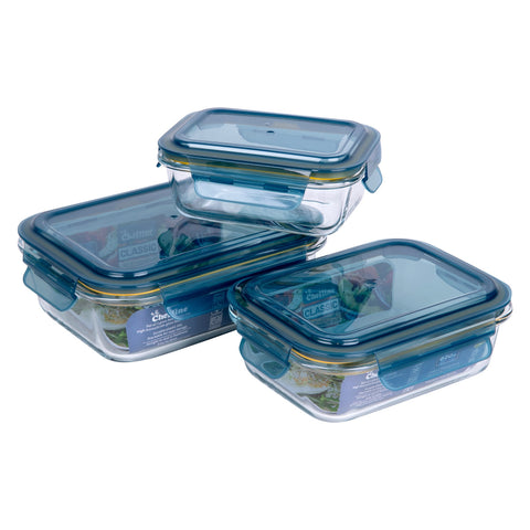 GETIT.QA- Qatar’s Best Online Shopping Website offers CHEFLINE GLASS CONTAINER RECTANGLE CONTAINER.LX3MKT 3S at the lowest price in Qatar. Free Shipping & COD Available!