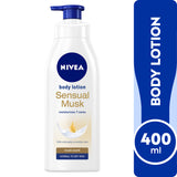 GETIT.QA- Qatar’s Best Online Shopping Website offers NIVEA BODY LOTION SENSUAL MUSK NORMAL TO DRY SKIN 400 ML at the lowest price in Qatar. Free Shipping & COD Available!