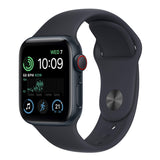 GETIT.QA- Qatar’s Best Online Shopping Website offers APPLE WATCH SE (2ND GENERATION) GPS + CELLULAR, 40 MM, MIDNIGHT ALUMINIUM CASE WITH MIDNIGHT SPORT BAND, REGULAR at the lowest price in Qatar. Free Shipping & COD Available!