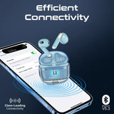 GETIT.QA- Qatar’s Best Online Shopping Website offers PROMATE TRANSPODS HD TRANSPARENT TWS EARBUDS WITH MIC, BLUE at the lowest price in Qatar. Free Shipping & COD Available!