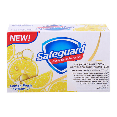 GETIT.QA- Qatar’s Best Online Shopping Website offers SAFEGUARD LEMON FRESH SOAP 125 G at the lowest price in Qatar. Free Shipping & COD Available!