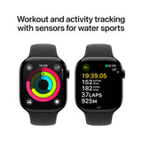 GETIT.QA- Qatar’s Best Online Shopping Website offers PRE-ORDER APPLE WATCH SERIES 10 GPS + CELLULAR, 42MM JET BLACK ALUMINIUM CASE WITH BLACK SPORT BAND - S/M, MWX63QA/A at the lowest price in Qatar. Free Shipping & COD Available!