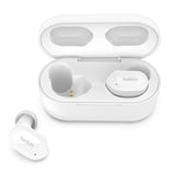 GETIT.QA- Qatar’s Best Online Shopping Website offers BELKIN SOUNDFORM (TWS-C005)TRUE WIRELESS EARBUDS (BLUETOOTH HEADPHONES WITH NOISE ISOLATION, TOUCH CONTROLS, 24 HOURS PLAYTIME, SWEATPROOF) WIRELESS HEADPHONES, BLUETOOTH EARBUDS,WHITE at the lowest price in Qatar. Free Shipping & COD Available!