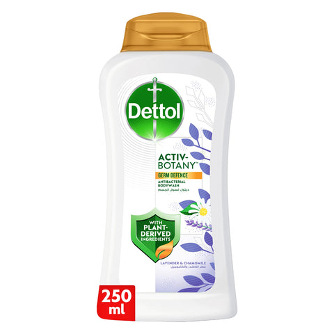 GETIT.QA- Qatar’s Best Online Shopping Website offers DETTOL ACTIV-BOTANY ANTIBACTERIAL BODYWASH LAVENDER & CHAMOMILE FRAGRANCE 250 ML at the lowest price in Qatar. Free Shipping & COD Available!