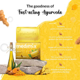 GETIT.QA- Qatar’s Best Online Shopping Website offers MEDIMIX TURMERIC & ARGAN OIL AYURVEDIC SOAP 125 G at the lowest price in Qatar. Free Shipping & COD Available!