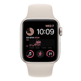 GETIT.QA- Qatar’s Best Online Shopping Website offers APPLE WATCH SE (2ND GENERATION) GPS + CELLULAR, 40 MM, STARLIGHT ALUMINIUM CASE WITH STARLIGHT SPORT BAND, REGULAR at the lowest price in Qatar. Free Shipping & COD Available!